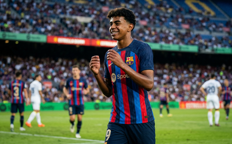 Yamal revela fase difícil e celebra retomada no Barcelona: 'Voltei a sorrir'