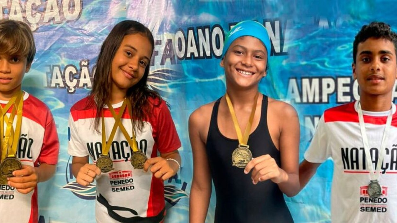 Estudantes da Semed Penedo conquistam medalhas no Campeonato Alagoano Verão de Natação