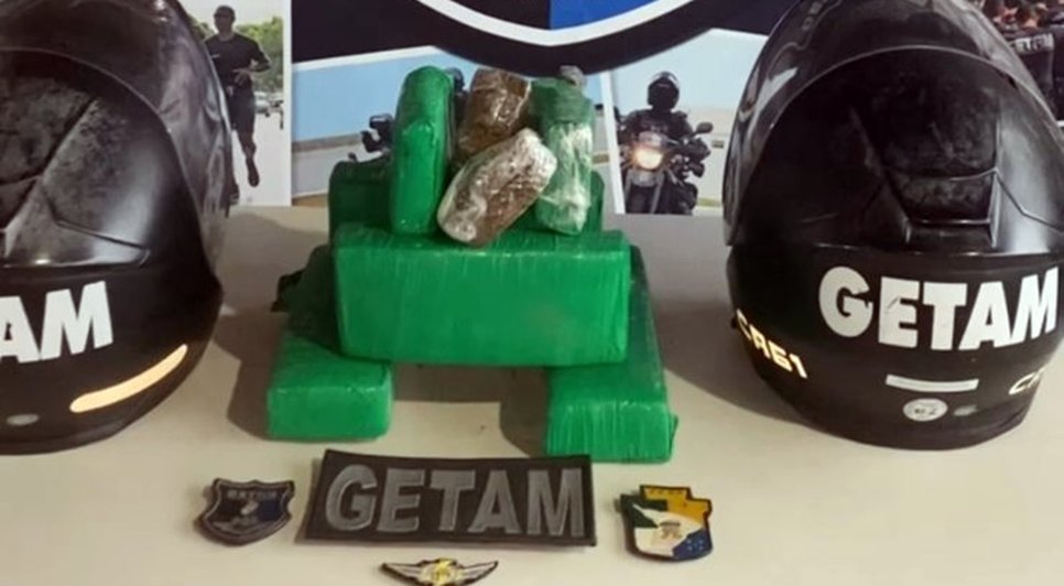 Getam apreende 4 Kg de maconha durante abordagem policial na Grande Aracaju / Foto: Foto: SSP/Divulgação