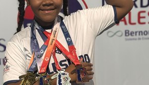 Nadadora sergipana conquista quatro medalhas em Nordestão escolar / Foto: Foto: Assessoria