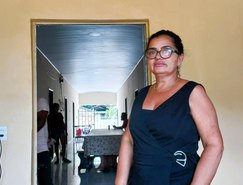 A pousada Nova Opção não tinha hóspedes quando a reportagem visitou o local 