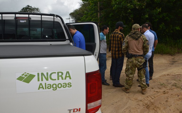Com apoio da PF, Incra promove reordenamento fundiário e ocupacional de assentamento em Alagoas