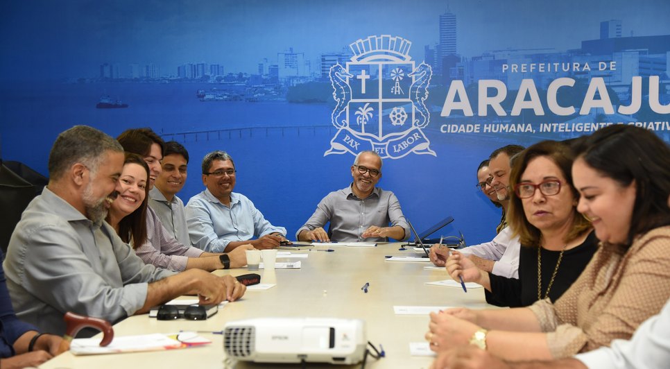 Reunião com secretários / Foto: Ana Lícia Menezes/PMA