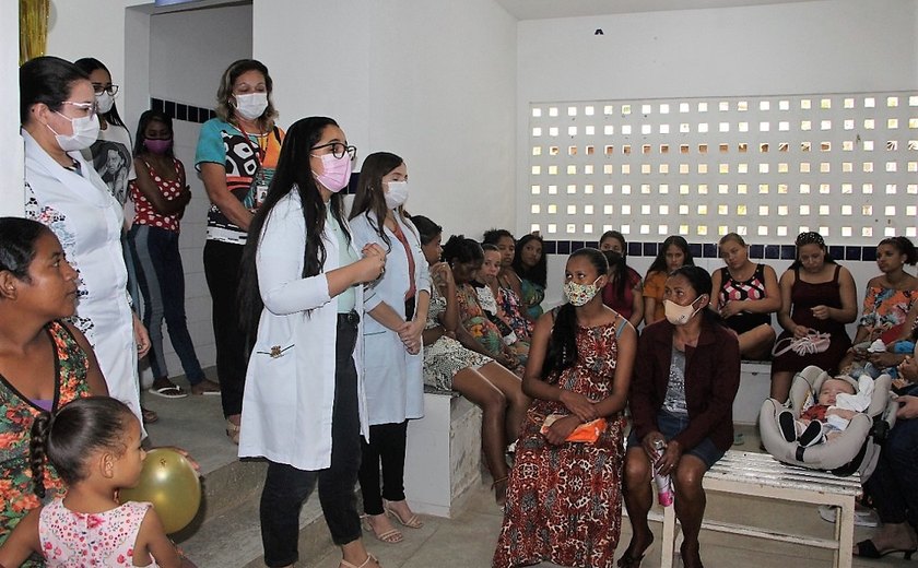 Semana do Bebê leva orientações para gestantes e puérperas de Penedo