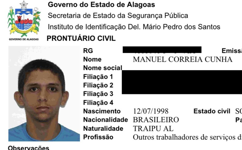 Quilombola foi vítima de afogamento, aponta laudo do IML de Arapiraca