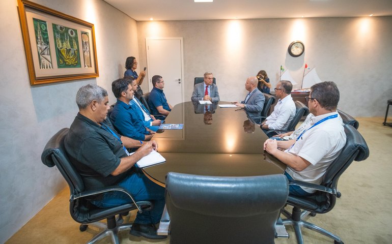 Ronaldo Lessa recebe diretoria do Sindpol para tratar de demandas da categoria