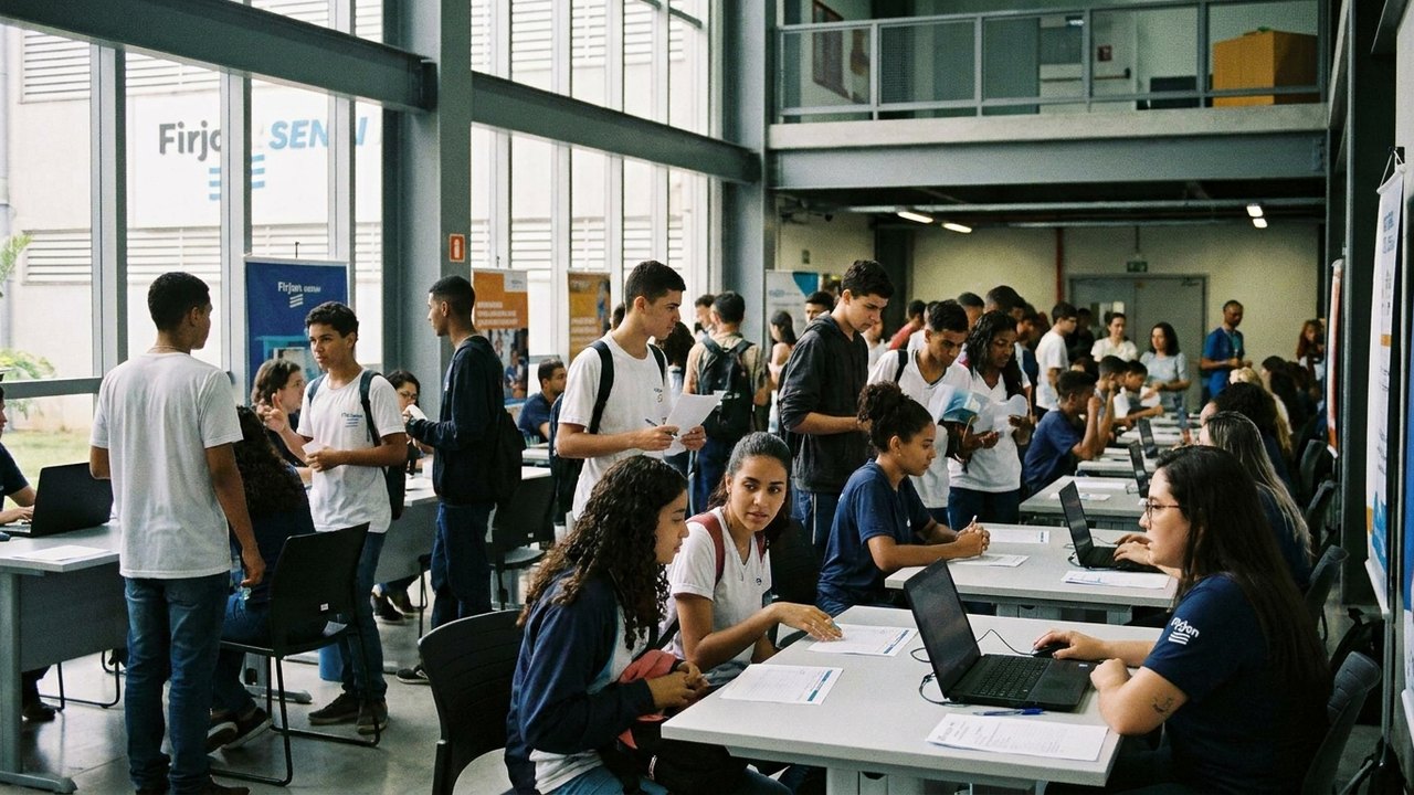 Firjan SENAI SESI abre inscrições para mais de 2 mil vagas gratuitas no ensino médio técnico