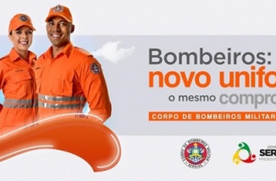 Novo uniforme corpo de bombeiros