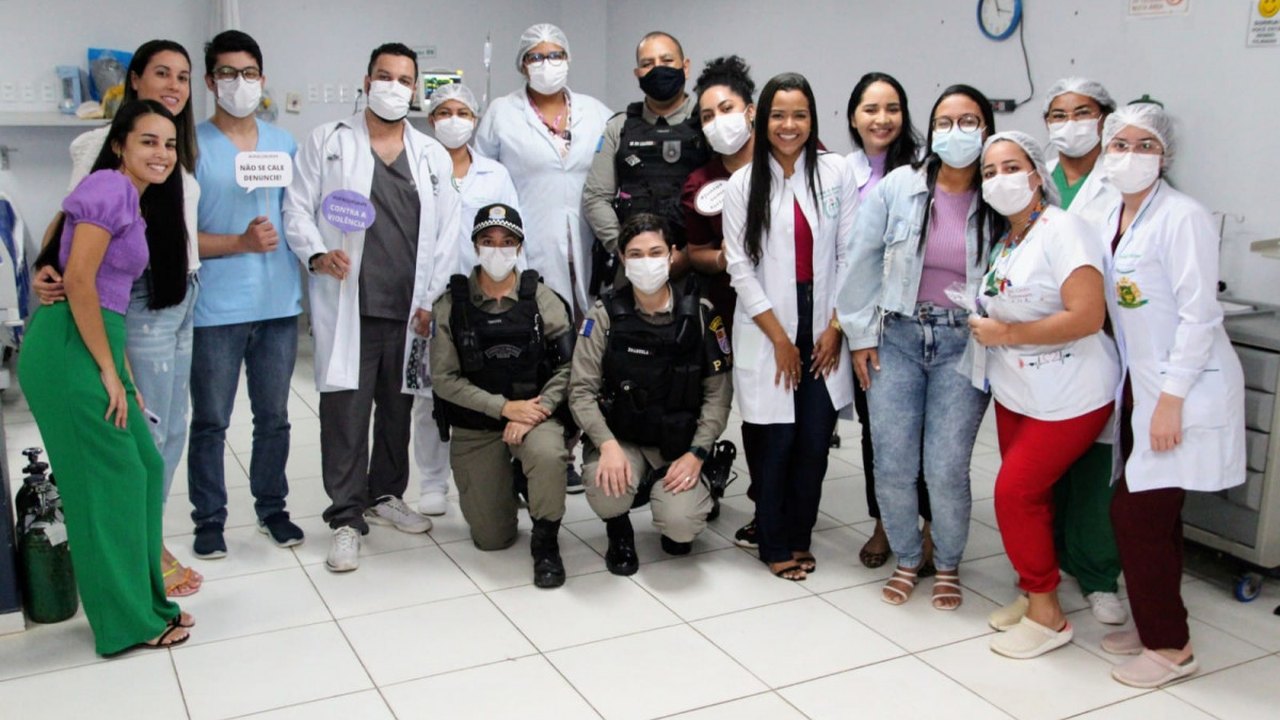Agosto Lilás: Patrulha Maria da Penha realiza roda de conversa na Upa e na sede da Secretaria de Saúde de Coruripe