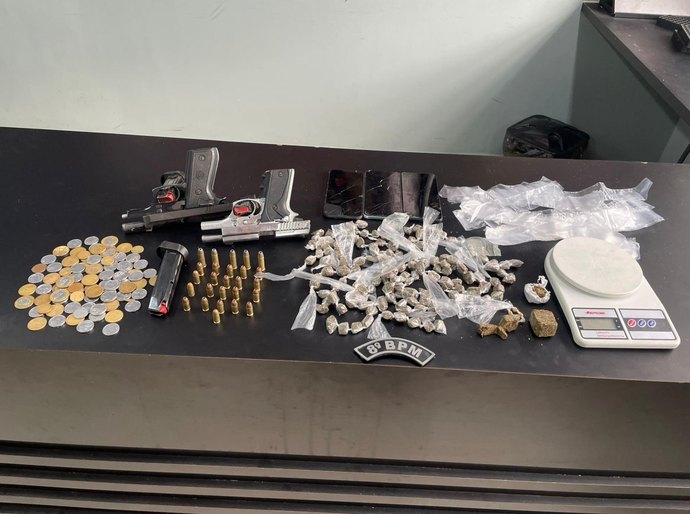 PM apreende armas e drogas durante ações em Maceió e Região Metropolitana