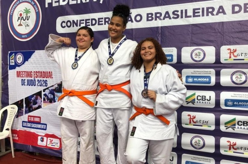 Atletas do Judô de Campo Alegre conquistam medalhas no Meeting Estadual