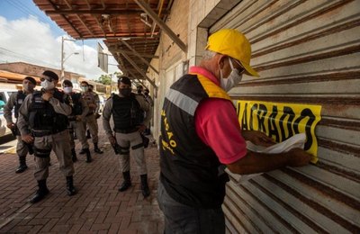 Operação conjunta reforça fiscalização ao cumprimento do decreto emergencial em Maceió
