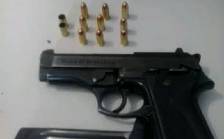 PM prende homem por porte ilegal de arma de fogo e munições em Palmeira dos Índios