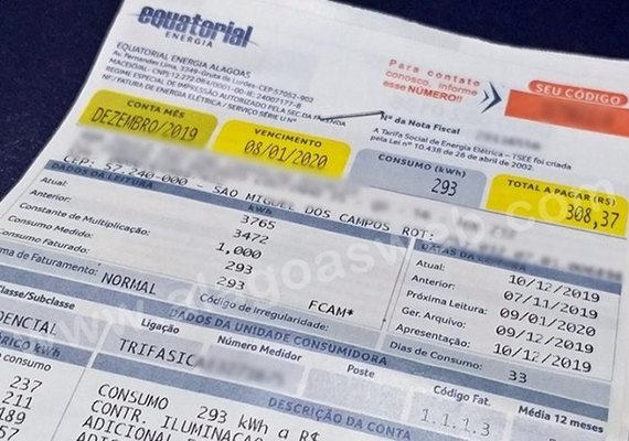 ANEEL aprova reajuste e conta de luz deve ficar quase 20% mais cara em Alagoas