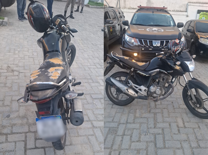 Polícia Militar recupera motocicleta roubada de entregador e apreende suspeita de receptação em Maceió