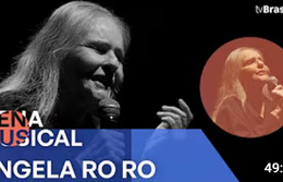 Cena Musical apresenta último show gravado para a TV da cantora Angela Ro Ro
