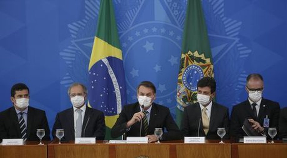 REUNIÃO MINISTRO / Foto: DIDA SAMPAIO 18.mar.2020 ESTADÃO CONTEÚDO