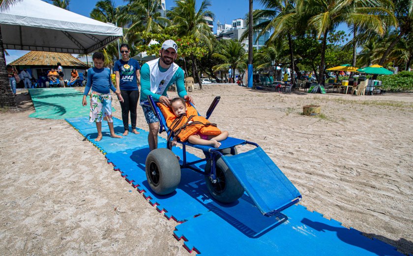 Praia Acessível funcionará em horário especial a partir desta quarta (07)