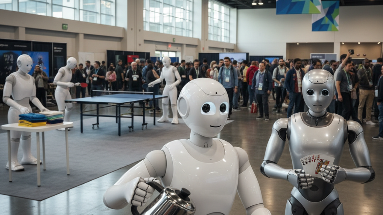 Veja as habilidades que os robôs humanoides estão exibindo na feira de tecnologia CES 2026