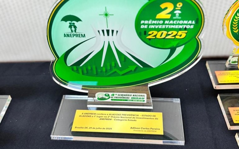 Alagoas conquista 1º lugar no Prêmio Nacional de Investimentos da Aneprem