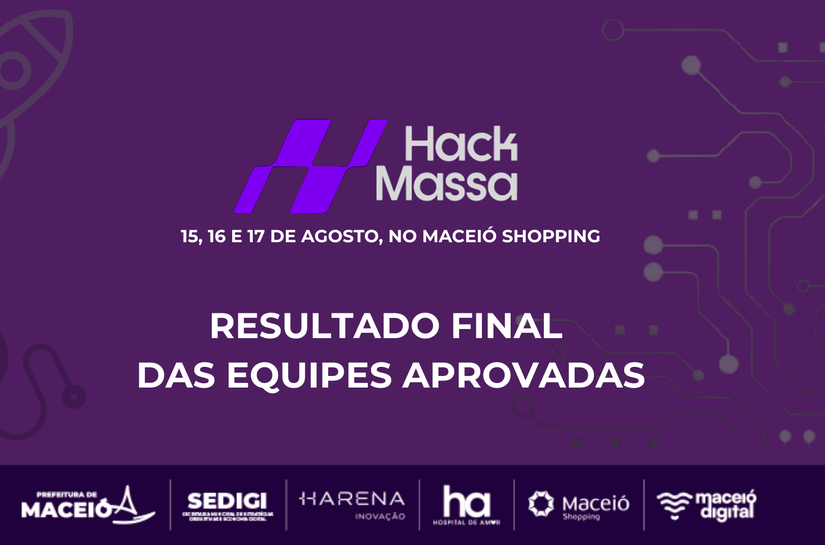 Hack Massa: confira a lista de aprovados para a maratona de inovação da Prefeitura de Maceió