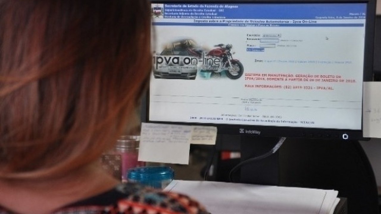 IPVA 2021: Boleto para pagamento de cota única está disponível no site da Fazenda a partir de 9 de janeiro