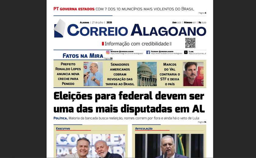 Eleições para federal devem ser uma das mais disputadas em AL