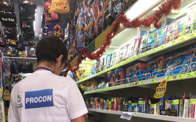 Material escolar: Procon Maceió divulga pesquisa de preços