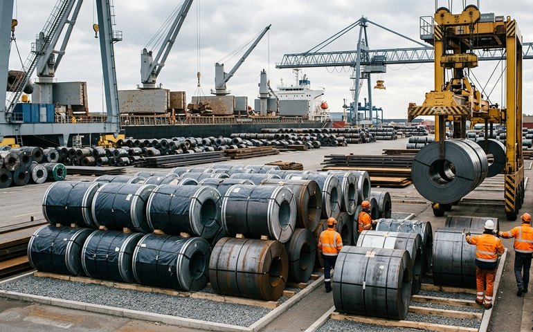 UE eleva tarifa do aço para 50% e reduz cotas de importação