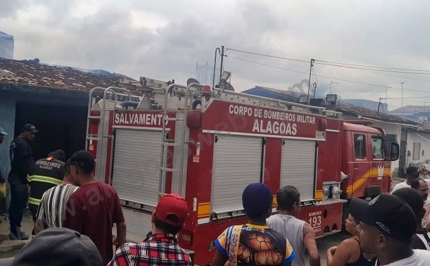 Incêndio atinge residência em São Miguel dos Campos