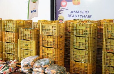 Maceió Beauty Hair arrecadará alimentos para o Mesa Brasil Sesc  