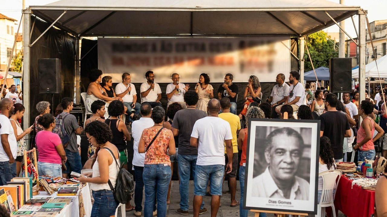 Feira Literária do Oeste do Rio termina com debate sobre cultura periférica e homenagem a Dias Gomes