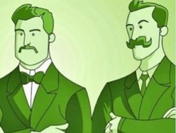 Gunnar Vingren e Daniel Berg em quadrinhos