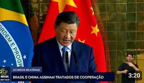 Brasil e China assinam 37 acordos de cooperação
