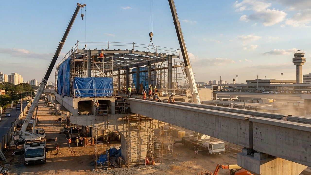 Monotrilho de Congonhas terá nova estação até o fim de junho