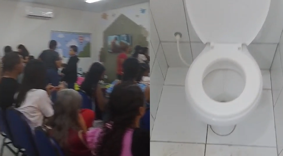 Denúncias apontam superlotação da unidade e ausência de itens básicos de higiene no banheiro