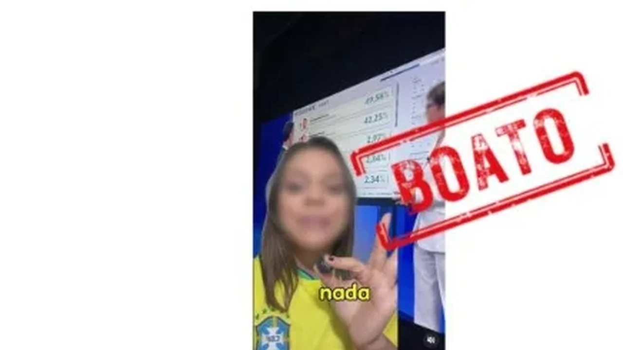 É falso que a interrupção na divulgação dos resultados tenha fraudado o resultado do 1º turno para presidente