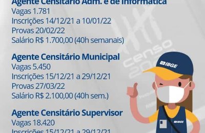 IBGE se prepara para censo 2022 e busca parcerias nos municípios