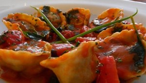 Ravioli de Aratu - Prato da Boa Lembrança no Restaurante La Tavola