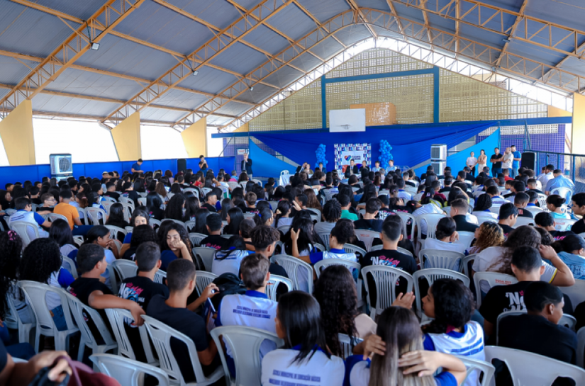 Estudantes de Campo Alegre participaram de palestra realizada pela Escola Judiciária Eleitoral do TRE