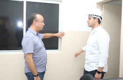 Marechal: prefeito Cacau realiza vistoria em obras do PSF da Terra da Esperança e José Dias