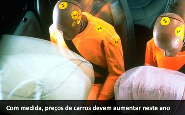 Airbag e freio abs em carro novo já são obrigatórios