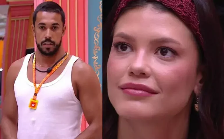 Maike surpreende Vitória Strada com comentário sobre sua aparência no 'BBB 25'