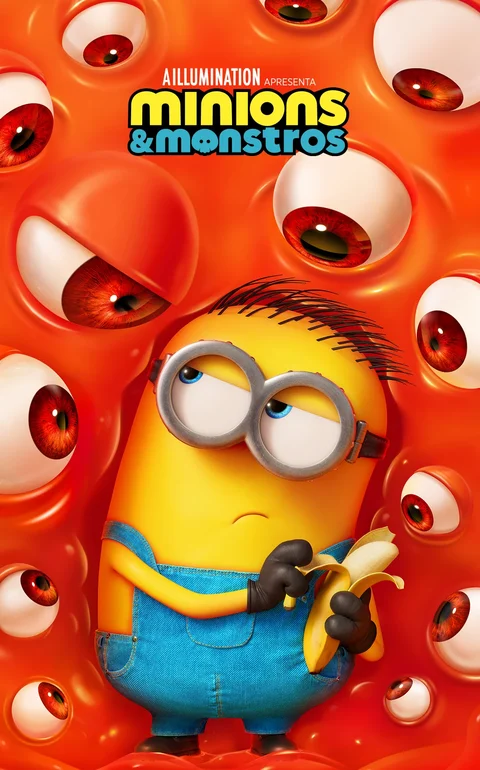 Tsunami? Novos pôsteres de 'Minions & Monstros' destacam personagem inusitado