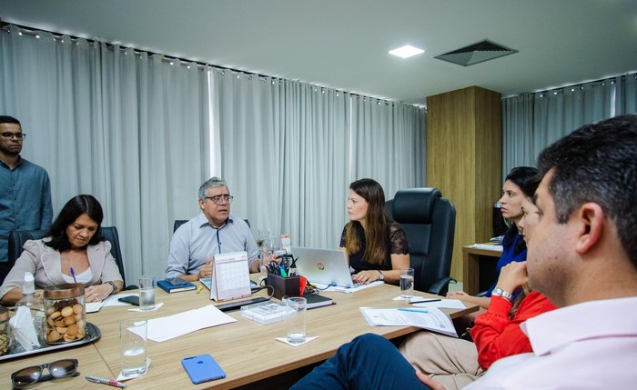 Reunião entre as secretarias