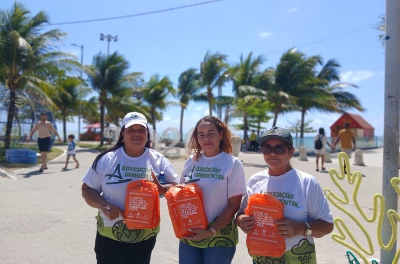 Ações do Projeto Praia Limpa fortalecem limpeza na orla de Maceió
