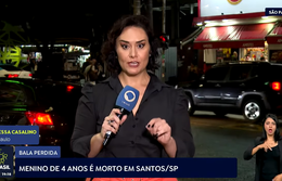 Menino de 4 anos é morto por bala perdida em Santos, litoral de São Paulo