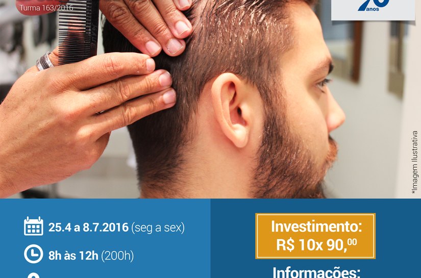 Aberta matrículas para nova turma do curso de Barbeiro