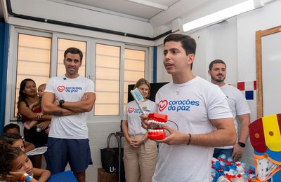 Corações da Paz nas Escolas retoma atividades no próximo sábado (28)