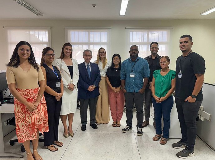 Orlando Rocha Filho visita juizados de Rio Largo e União dos Palmares